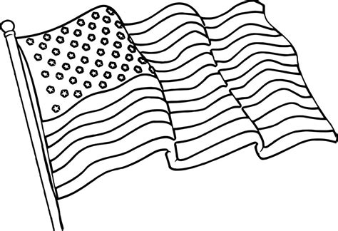 American Flag Coloring Pages - Best Coloring Pages For Kids