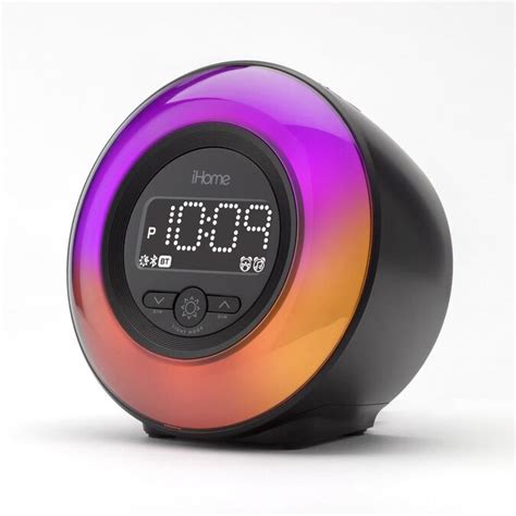 iHome iHome Bluetooth color changing alarm clock radio with USB ...