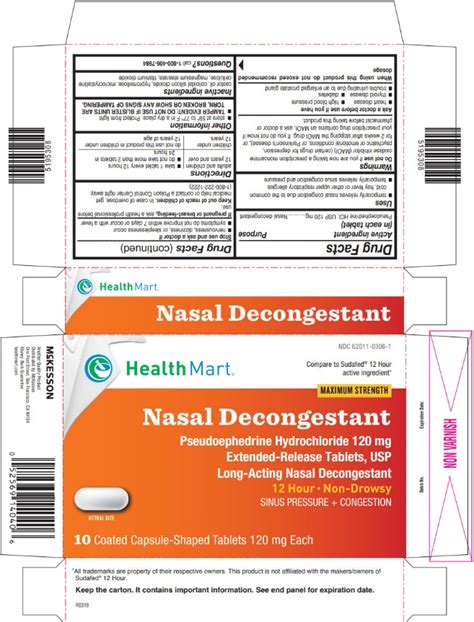 Product Images Pseudoephedrine Hydrochloride Photos - Packaging, Labels & Appearance