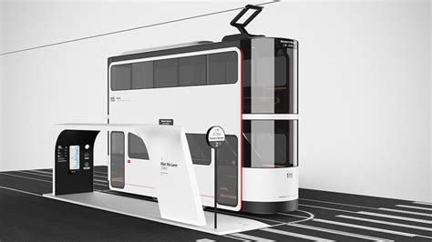 Island Is A Driverless Tram Concept With Social Distancing In Mind