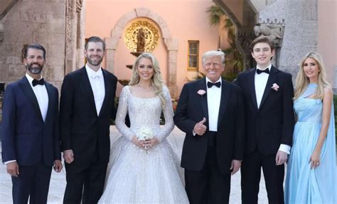 Former US President Donald Trumps Daughter Tiffany Trump weds Michael ...