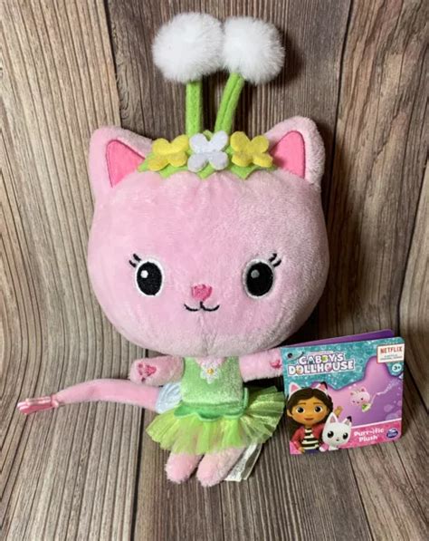 GABBY’S DOLLHOUSE KITTY Fairy 8" Plush Cat Stuffed Animal Netflix 2021 ...