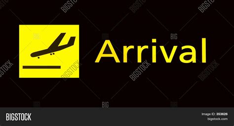 Arrival Sign Airport Image & Photo (Free Trial) | Bigstock