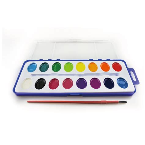 China 12pack Kids Washable Colors Watercolor Paint Set with Paint Brush - China Watercolor Paint ...