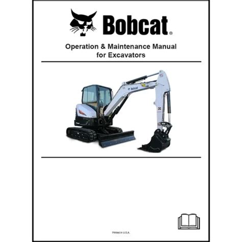 Bobcat E26 Compact Excavator Operation & Maintenance Manual PDF ...