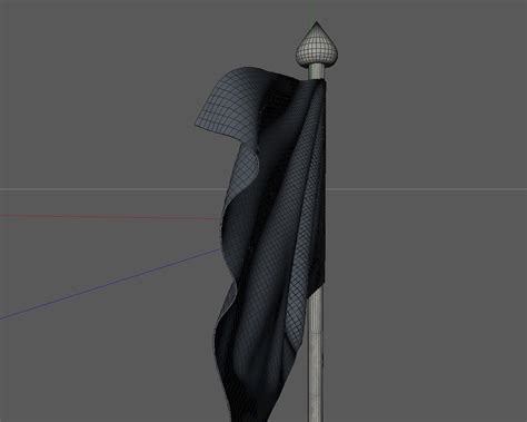 3d model japan flag