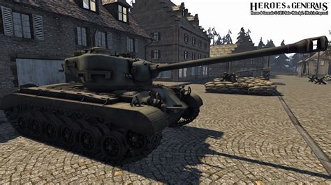 M26 Pershing vs Tiger 2 H&G Tank Balance - YouTube