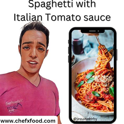 RECIPE SPAGHETTI WITH ITALIAN TOMATO SAUCE