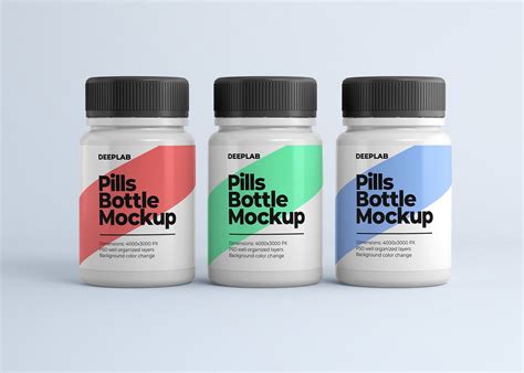 Medical Pill Bottle Mockup - FREE :: Behance