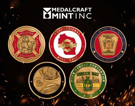 Firefighter challenge coins highlight dedicated service