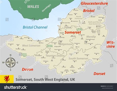 384 Somerset Map Images, Stock Photos & Vectors | Shutterstock