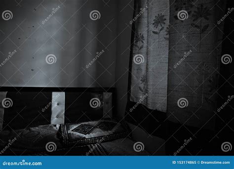 Abandoned Furniture in Bedroom. Stock Image - Image of lightrays ...