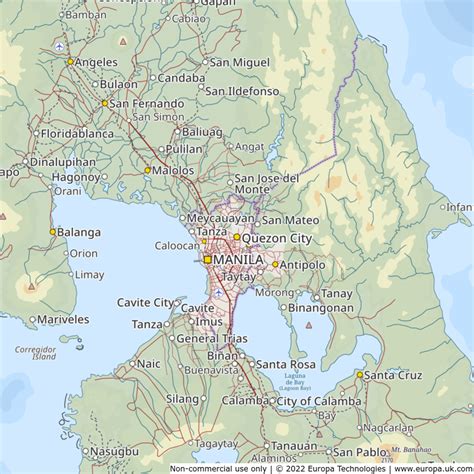 Map of Quezon City, Philippines | Global 1000 Atlas