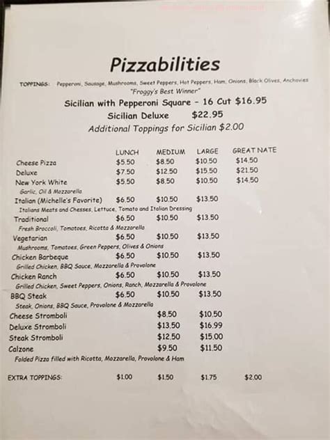 Online Menu of Mike and Sons Pizzeria and Restaurant Restaurant, Grindstone, Pennsylvania, 15442 ...