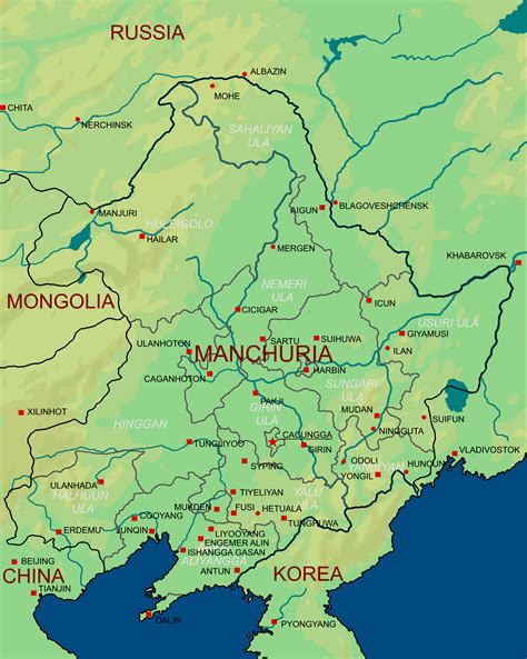 Manchuria Map