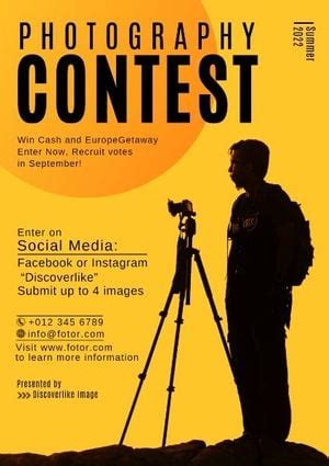 Photography Contest Poster Template and Ideas for Design | Fotor