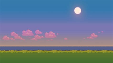 Pixel Art Landscape Wallpaper