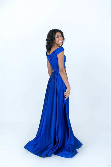 Sherri Hill Royal Blue Flowy Dress Ypsilon Dresses Prom Pageant Evening Gown Special Occasion ...