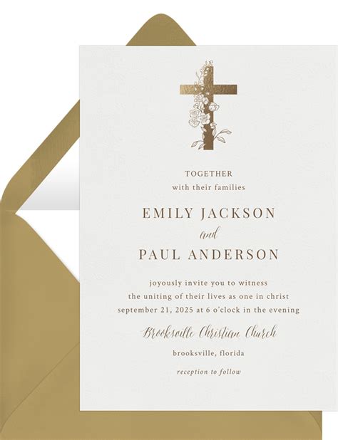 Christian Wedding Invitation Symbols