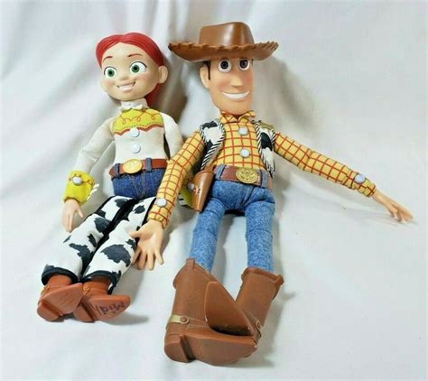 Vintage Toy Story Woody & Jessie Pull String 14" Talking Dolls 1990's WORKING | #1995172196