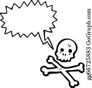 900+ Clip Art Cartoon Skull And Crossbones Symbol | Royalty Free - GoGraph