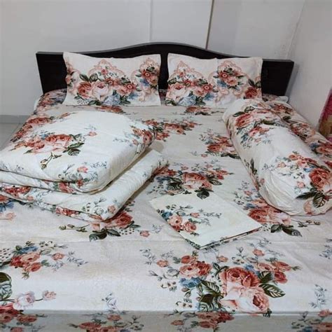 Twill Cotton King Size Comforter - Multicolor - CM-T03