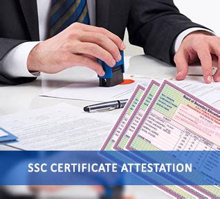 SSC Certificate Attestation India - Urogulf