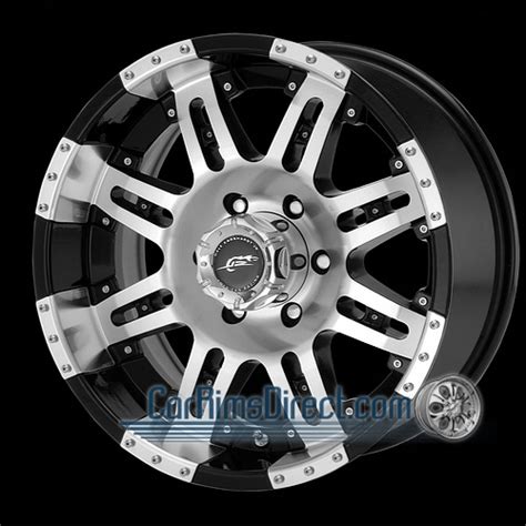 Dale Earnhardt Jr. Wheels CANNON (Series DJ1091) (Machined, Black)