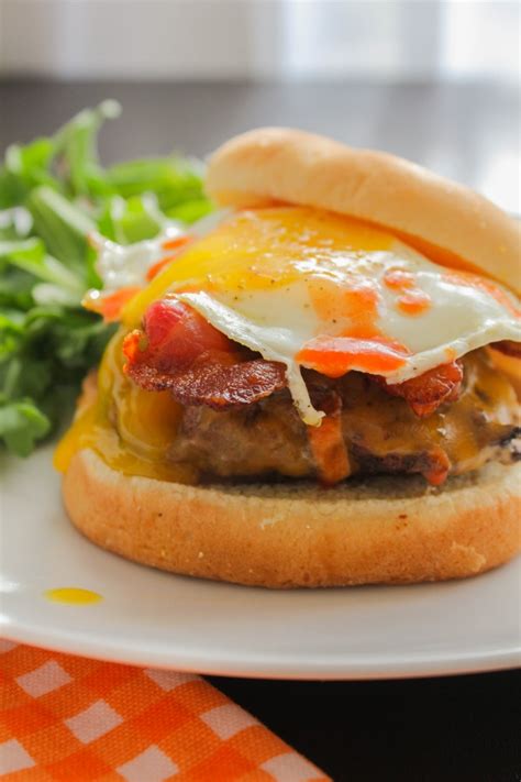 The Best Ever Bacon, Egg and Cheese Burger #SundaySupper