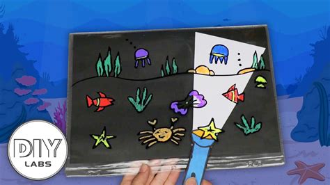 UNDER THE SEA MAGIC FLASHLIGHT | Paper Craft | Fast-n-Easy | DIY Labs ...