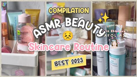 Compilation ASMR Beauty Skincare Routine Relaxing ASMR | No Song - YouTube