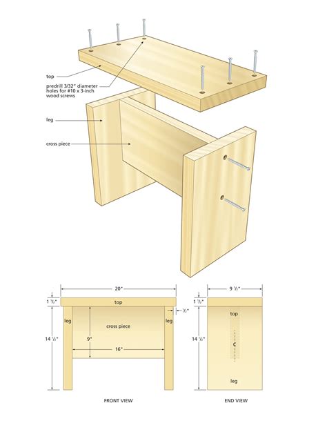 WOODWORKING FOR BEGINNERS: Footstool Project Teaches the Basics