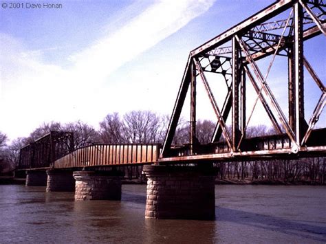 Industrial History: INRD/IC Bridge over Wabash River at Riverton, IN