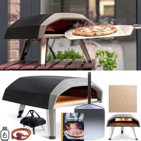 Ooni - Koda 12 Gas Pizza Oven Cover Peel & Book Package | Birstall