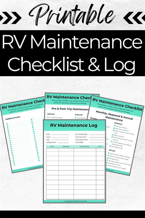 The Ultimate RV Maintenance Checklist | Rv maintenance, Maintenance checklist, Rv checklist