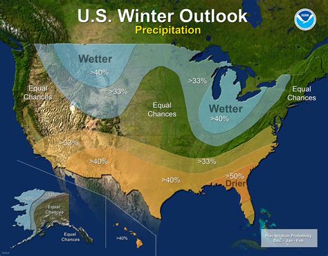 These NOAA maps show what this winter will be like in the US