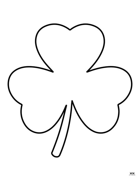 Shamrock Templates & Coloring Pages - 30 FREE Printables - sadaalomma.com