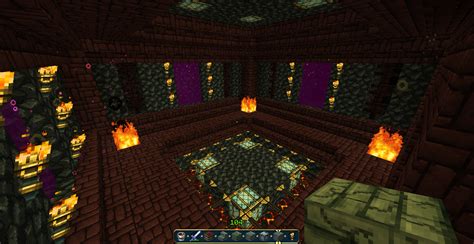 Nether portal room by tam6231990 on DeviantArt