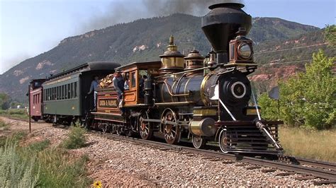 Steam in the Rockies - Eureka & Palisade 4-4-0 #4 on the Durango & Silverton - YouTube