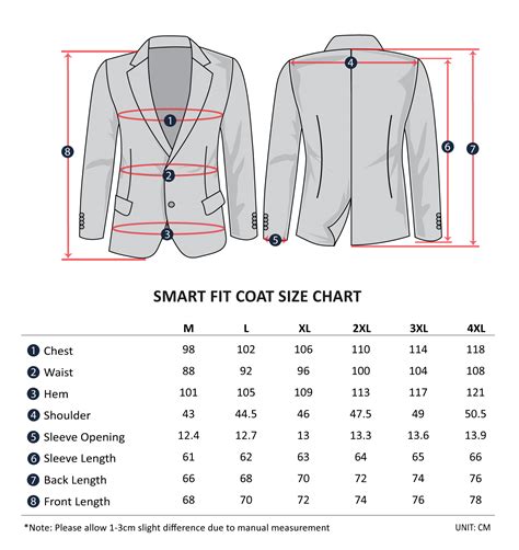 Coat Smart Fit (GB) Art & Size Chart (M-4XL)_2 – Smart Master