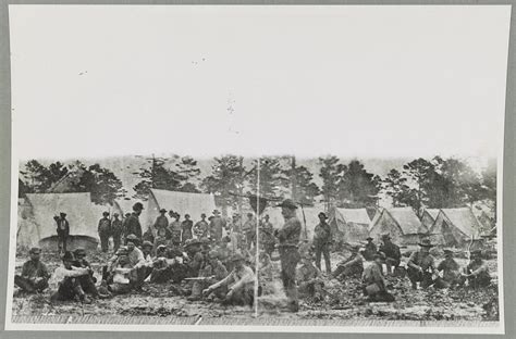 Confederate camp - digital file from original item | Library of Congress