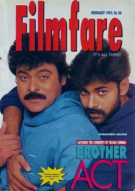 Pic Talk: Chiru And Pawan On The Cover Of Filmfare