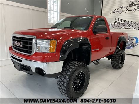 2011 GMC Sierra 1500 4X4 Lifted Silverado Regular Cab Short Bed Low Mileage Pick Up