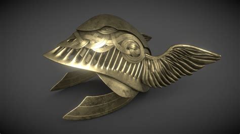 Winged helmet - Download Free 3D model by Michal Cavrnoch ...