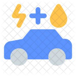 Hybrid Car Icon - Download in Flat Style