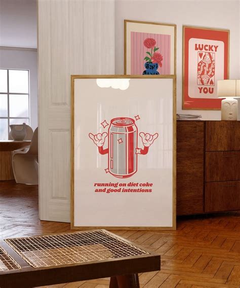 Diet Coke Digital Download-wall Print-retro-best Diet Coke Art-large ...