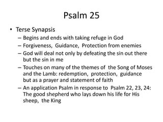 The Acrostic Psalms | PPT