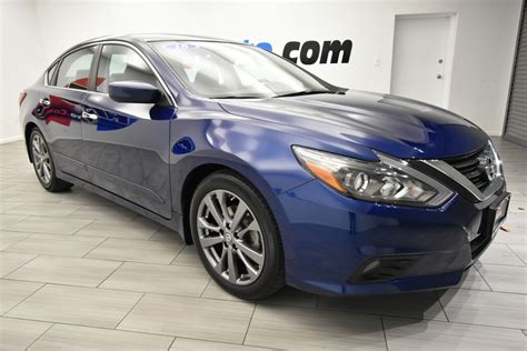 Used 2018 Nissan Altima 2.5 SR 4dr Sedan, Stock# 12312, Blue, Mileage: 53,727 For Sale