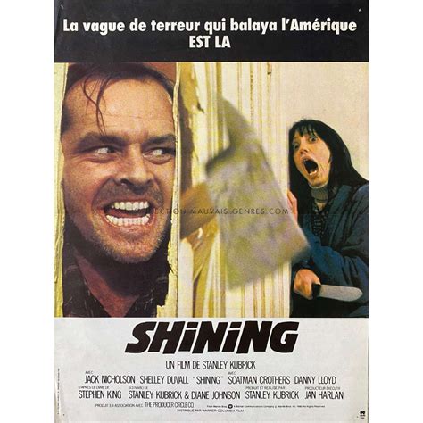 THE SHINING French Movie Poster - 15x21 in. - 1980