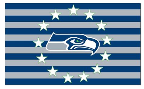 Seattle Seahawks Stars & Stripes 3'x 5' NFL Flags